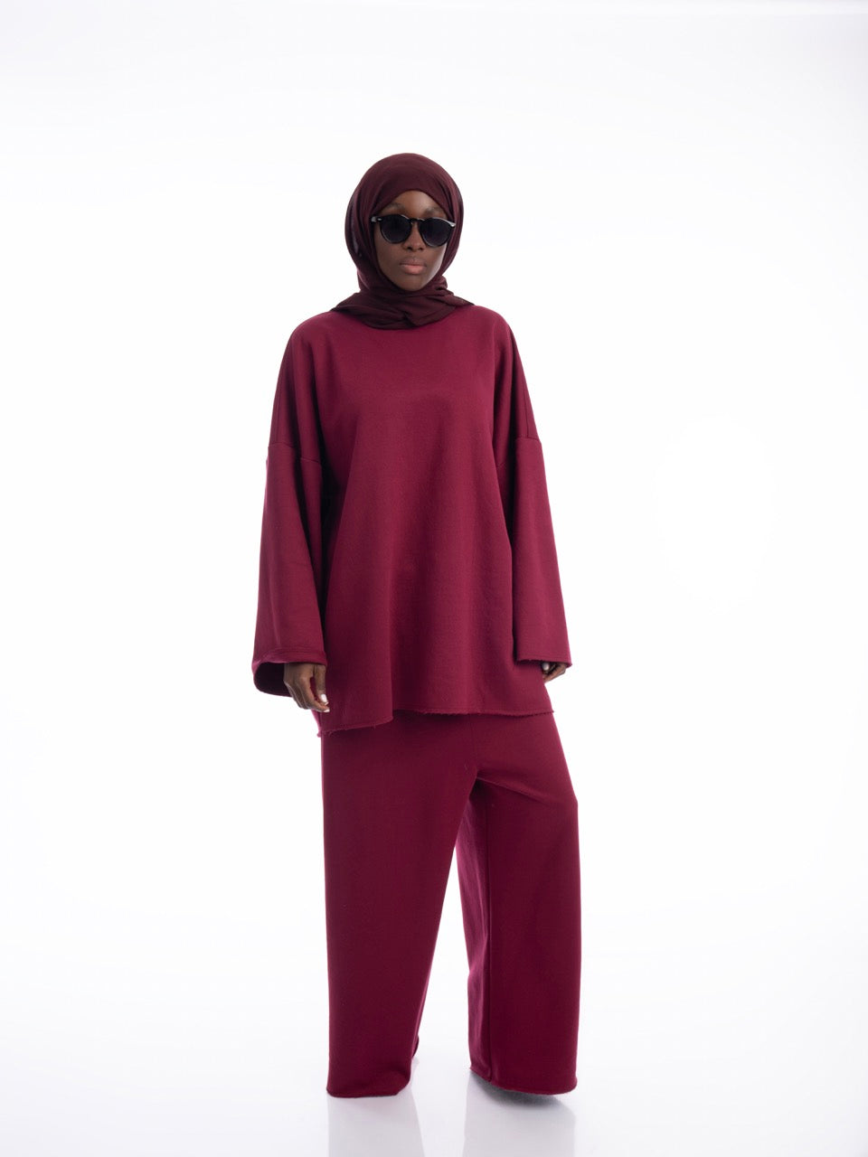 ENSEMBLE DE JOGGING ROUGE - 100% coton