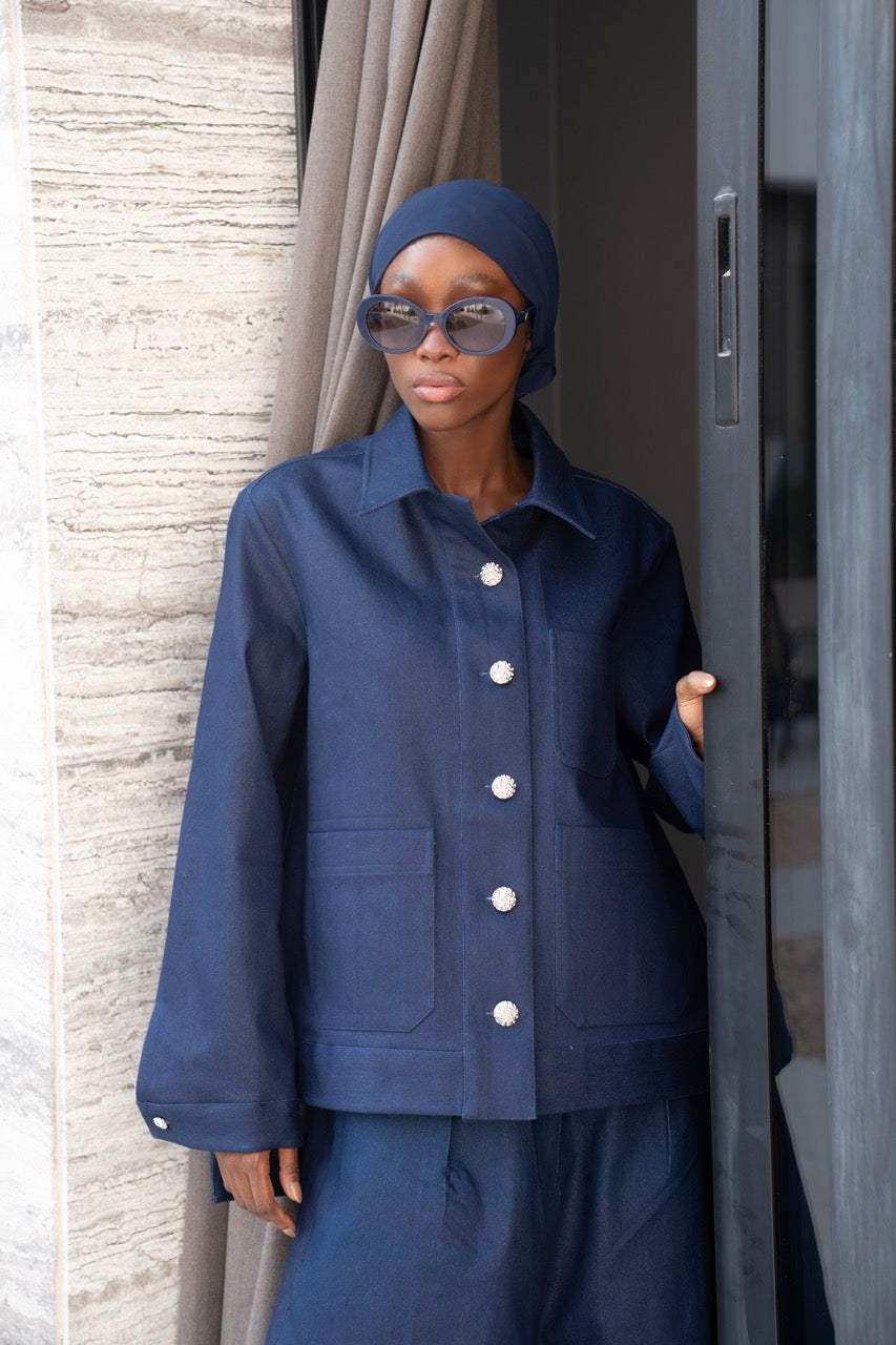 ALIYAH – ENSEMBLE BLEU JEAN BRUT