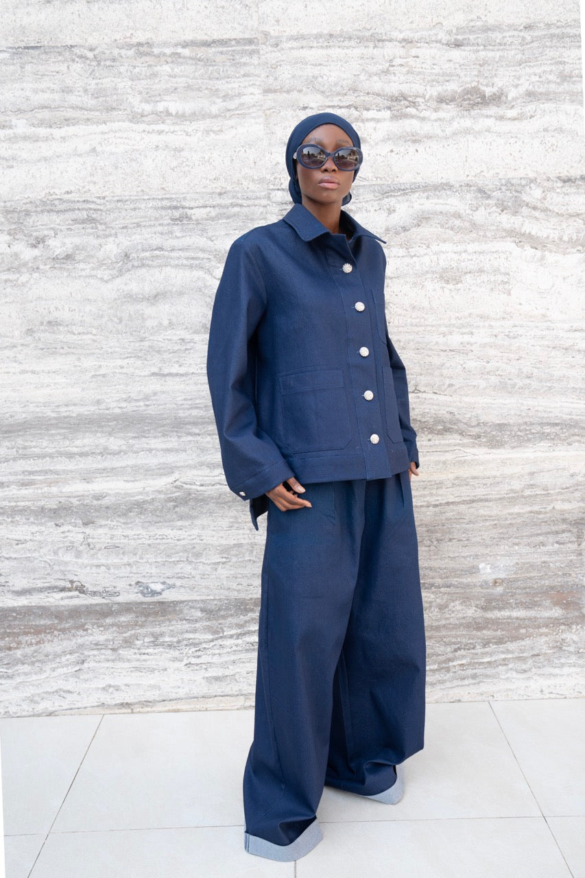 ALIYAH – ENSEMBLE BLEU JEAN BRUT