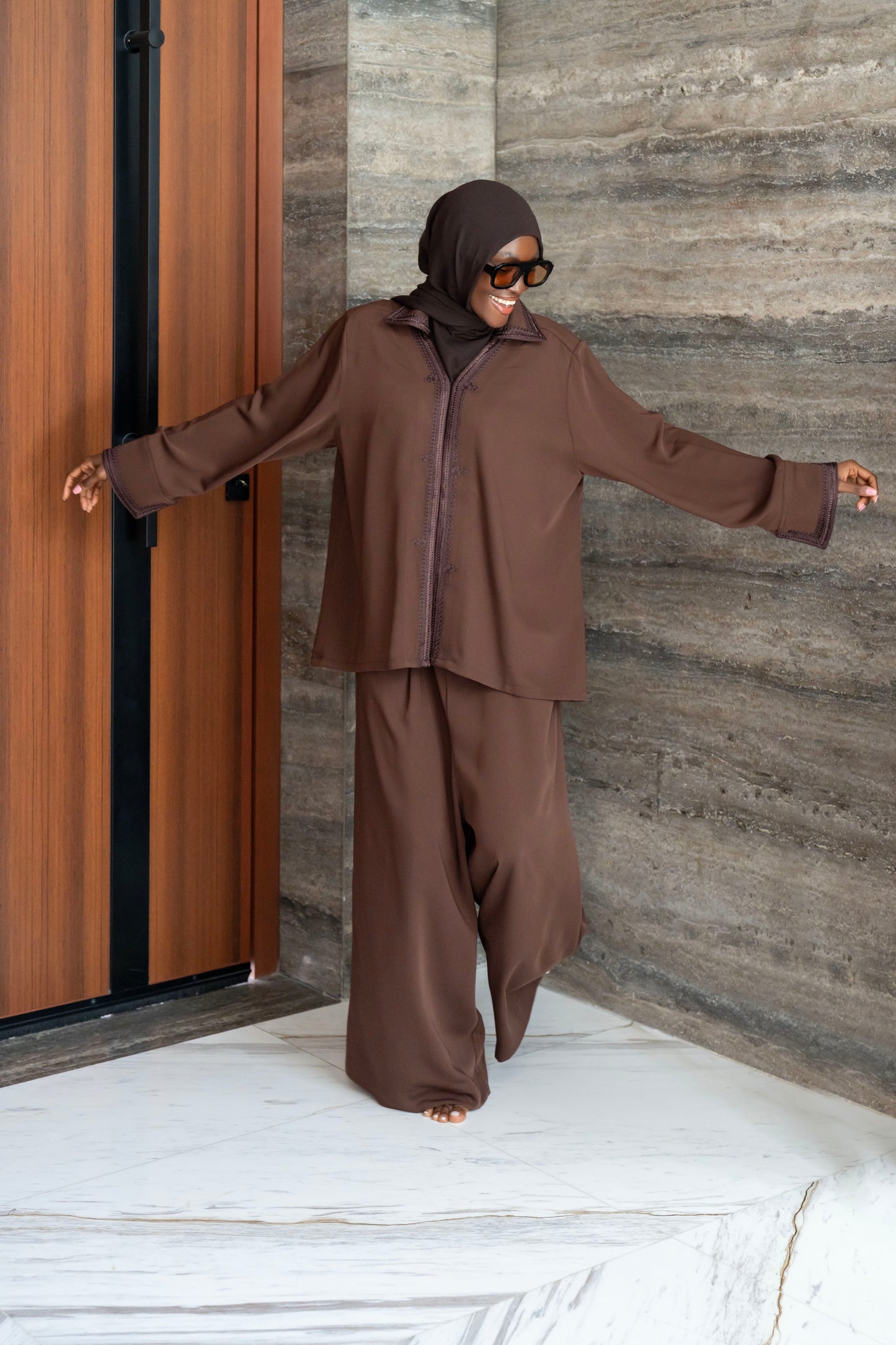ENSEMBLE AMARA MARRON