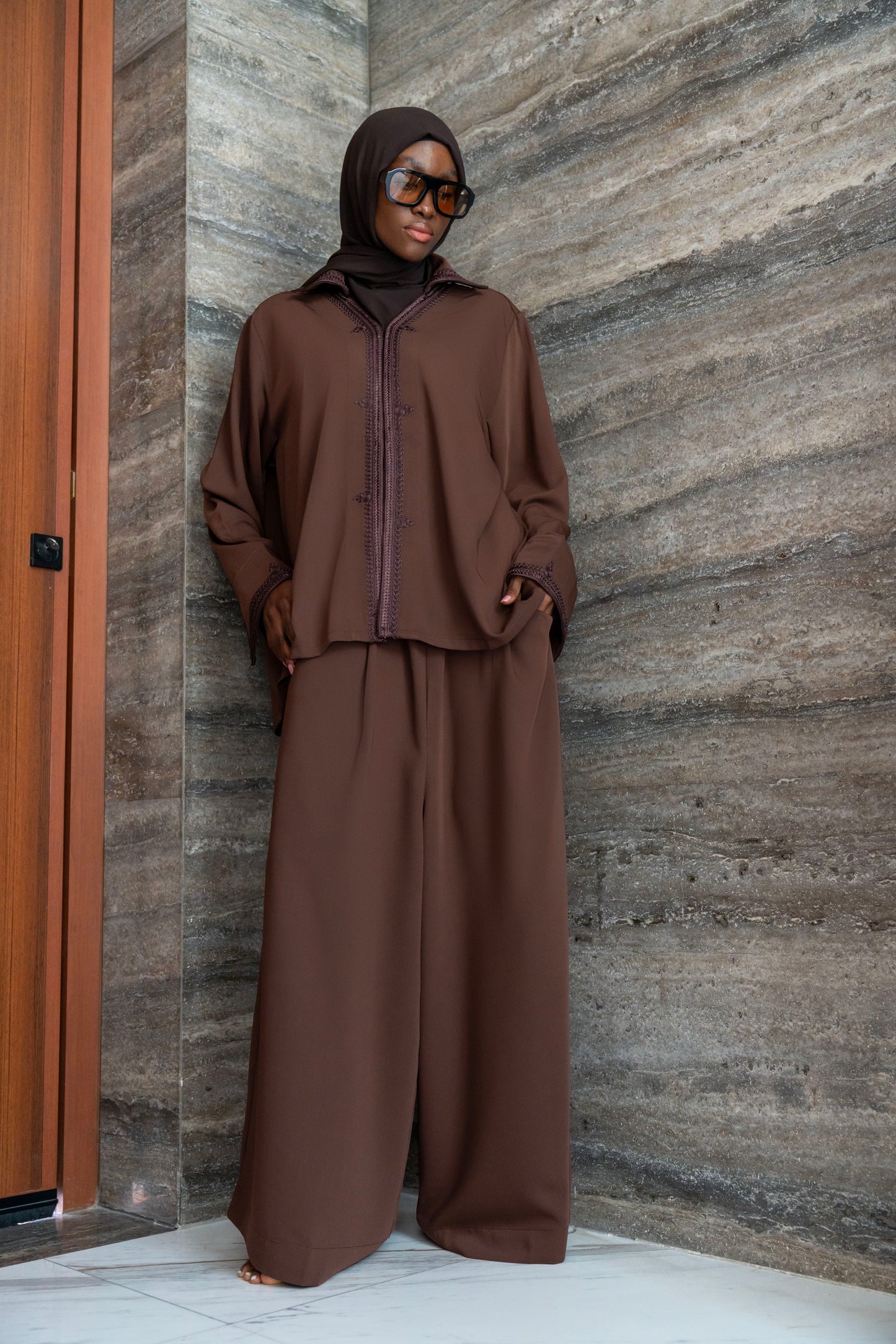 ENSEMBLE AMARA MARRON