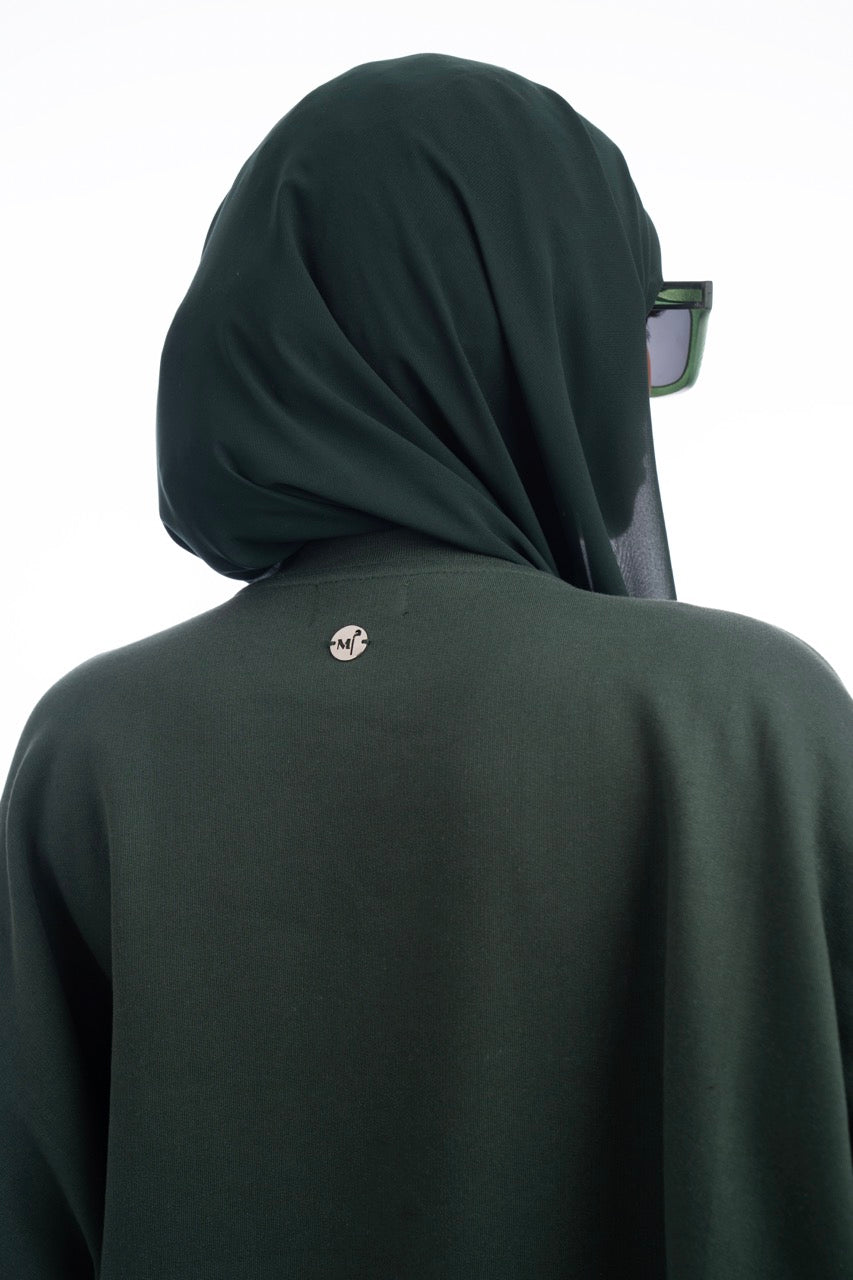 ENSEMBLE JOGGING VERT - 100% coton