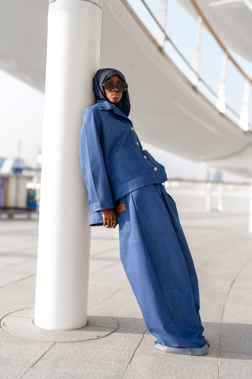 ALIYAH - ENSEMBLE BLEU JEAN CLAIR