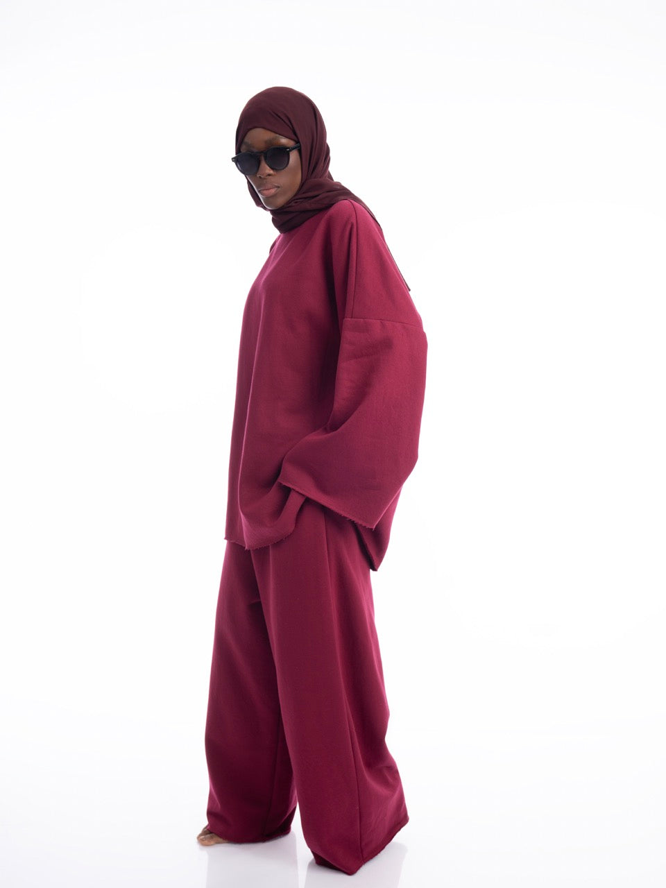 ENSEMBLE DE JOGGING ROUGE - 100% coton