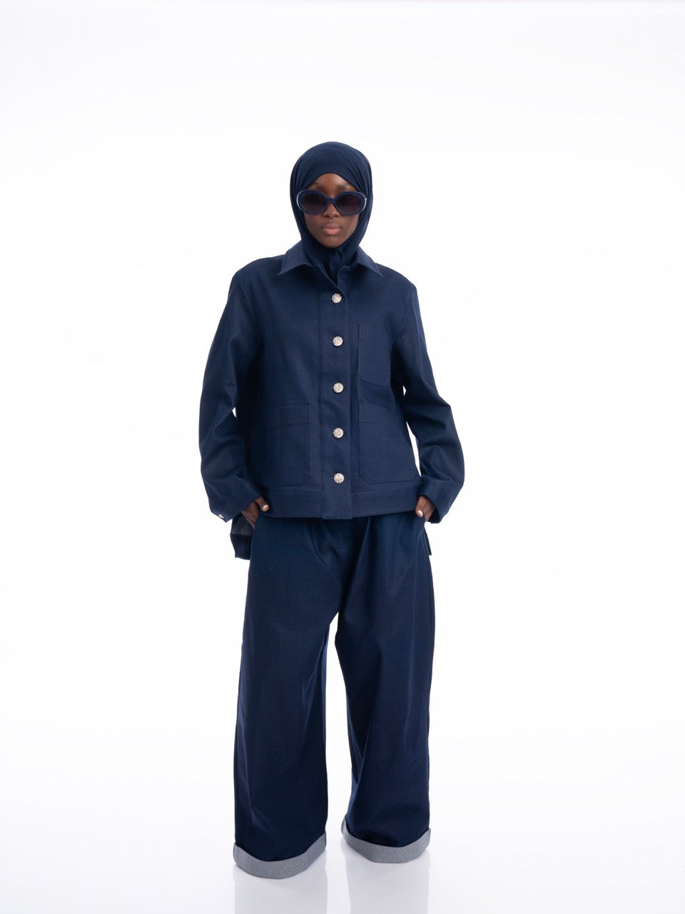 ALIYAH – ENSEMBLE BLEU JEAN BRUT