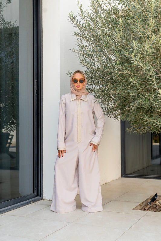COMBINAISON AYA BEIGE