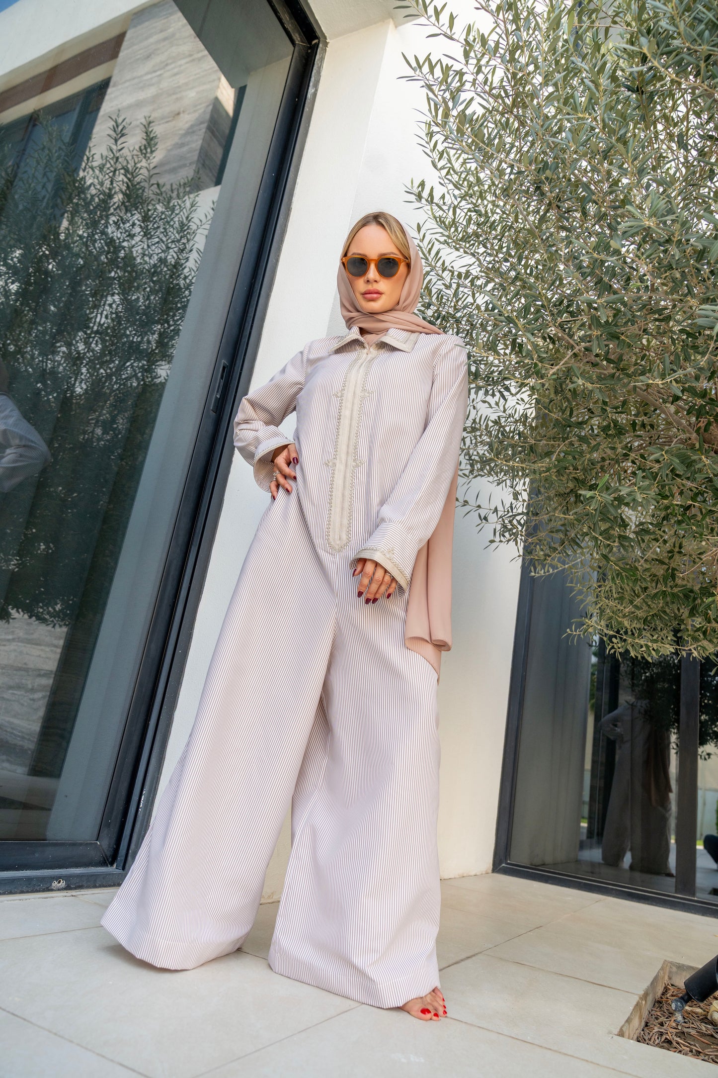 COMBINAISON AYA BEIGE